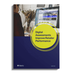 Mockup of the Digital Assessments Improve Retailer Performance case study